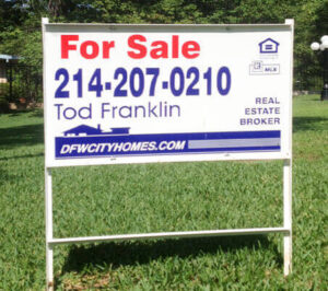 DFWCityhomes Yardsign